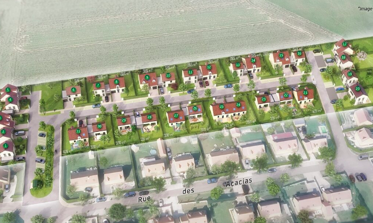 32 nouveaux terrains à bâtir à Vauciennes, dans l'Oise (60)
