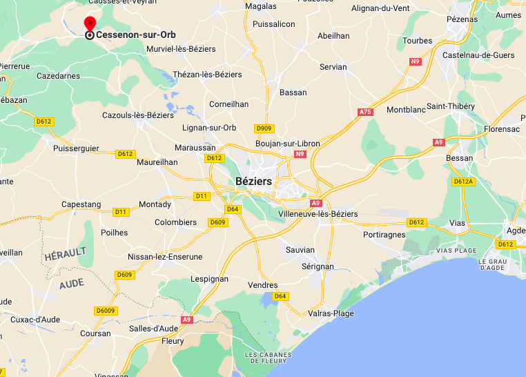 implantation géographique de Cessenon-sur-Orb (34)