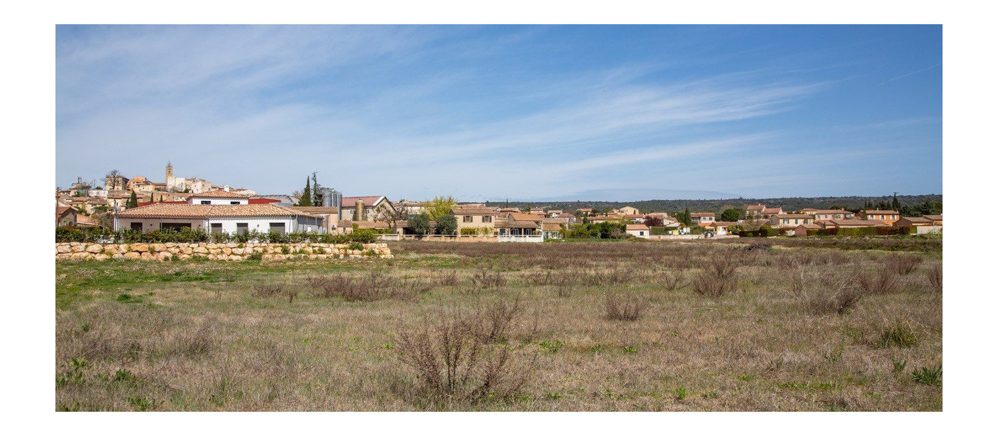 vue sur le futur lotissement "Le Mill&eacute;sime" &agrave; Pourri&egrave;res, dans le Var (83)