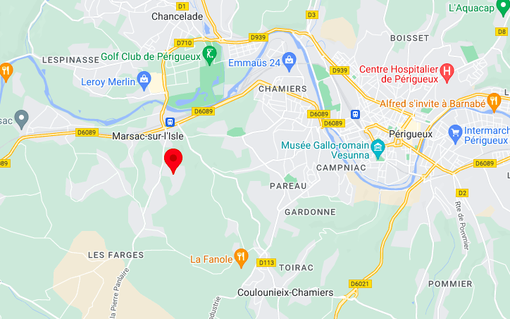 implantation du futur Lotissement « Le Domaine Beaulieu », à Marsac-sur-l’Isle (24)
