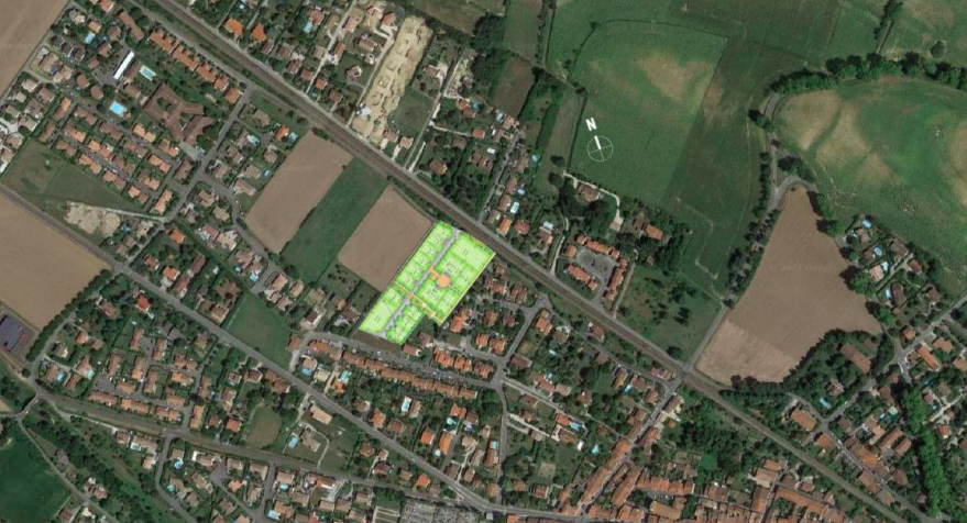 implantation du Lotissement « Via Celesta », à Baziège (31)