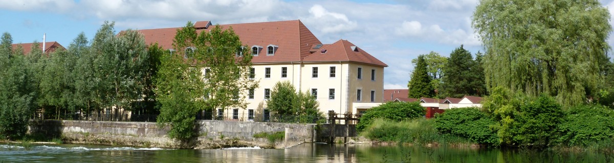 vue sur la commune d'Audincourt, dans le Doubs (25)