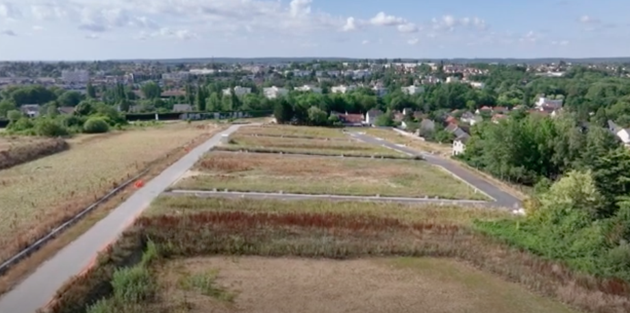 vue sur les terrains à vendre à la ZAC « Les Belles Vues », dans l'Essonne (91)