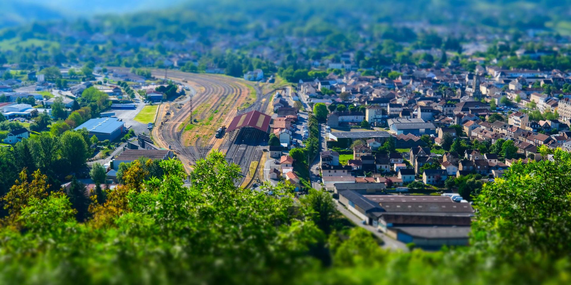 vue sur la commune de Capdenac-Gare, dans l'Aveyron (12)