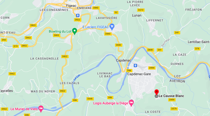 implantation d'un nouveau lotissement dans le quartier Causse Blanc, à Capdenac-Gare (12)