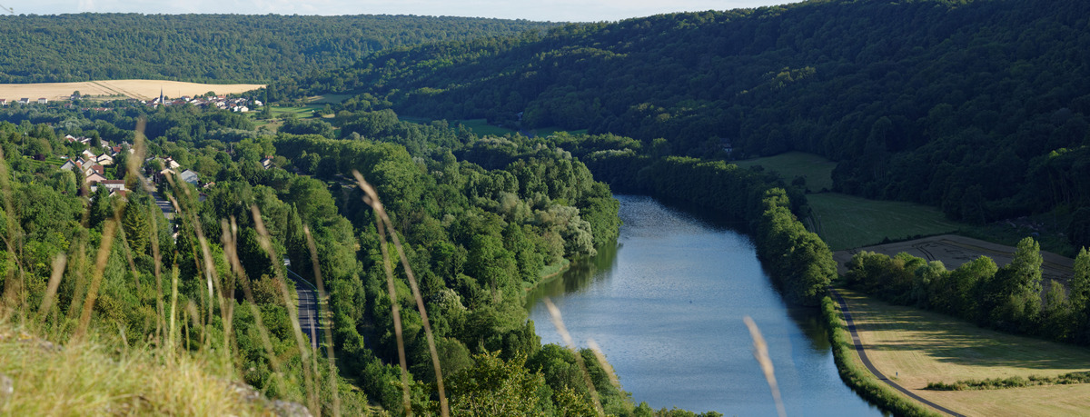 vue sur les boucles de la Moselle, en Meurthe-et-Moselle (54)