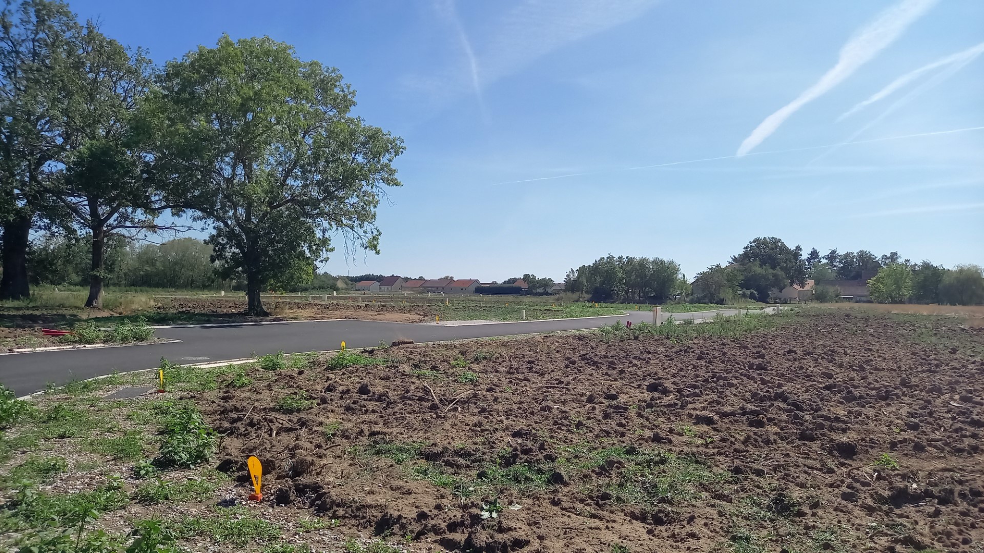 vue sur la Zone d’habitat « de la Garde », à Bessay-sur-Allier (03)