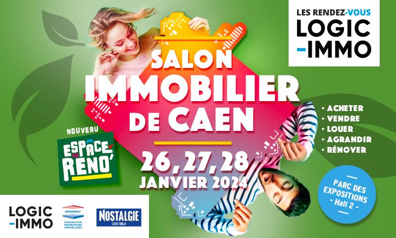 Image du post Rendez-vous au Salon Immobilier de Caen, du 26 au 28 janvier 2024 !