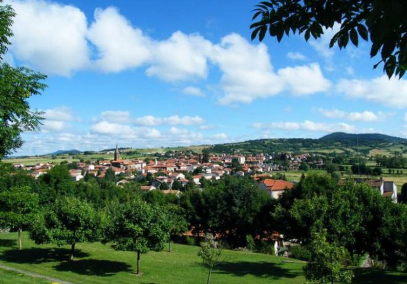 vue sur la commune de Saint-Paulien, en Haute-Loire (43)