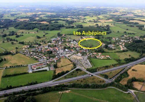 emplacement du Lotissement &laquo;&nbsp;Les Aub&eacute;pines&nbsp;&raquo;, &agrave; Saint-Maurice-la-Souterraine (23)