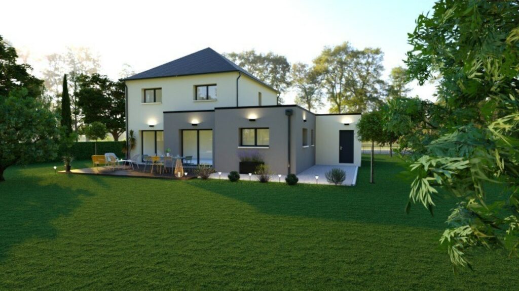 maison classique à étage, par le constructeur Constructions Idéale Demeure