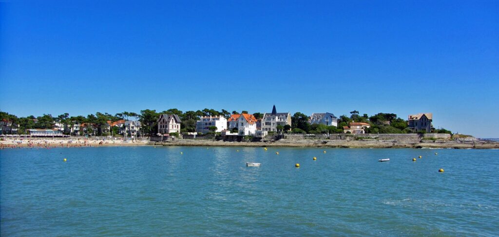 vue sur la côte de Saint-Palais-sur-Mer, en Charente-Maritime (17)