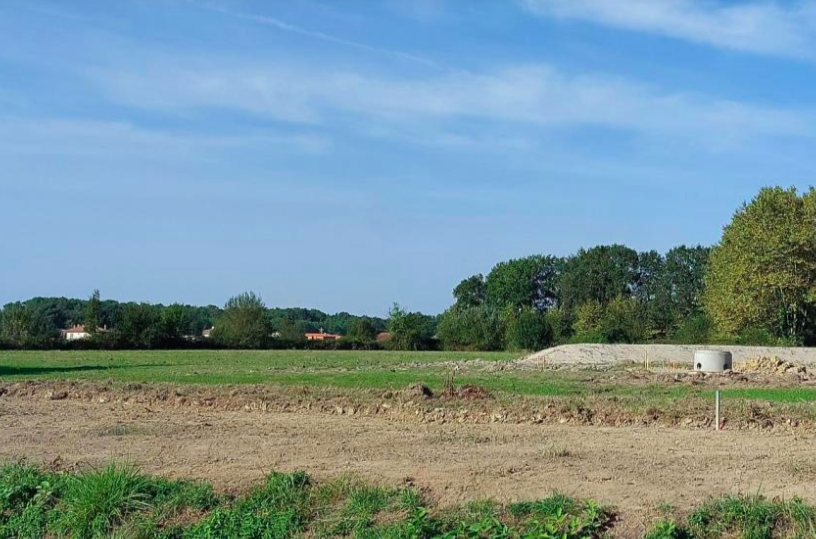 vue sur le Lotissement Champfleury, à Saint-Jean-de-Marsacq (40)