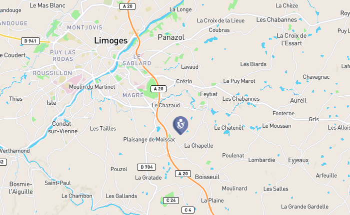 emplacement du Lotissement La Lande du Mas Gauthier, à Feytiat (87)