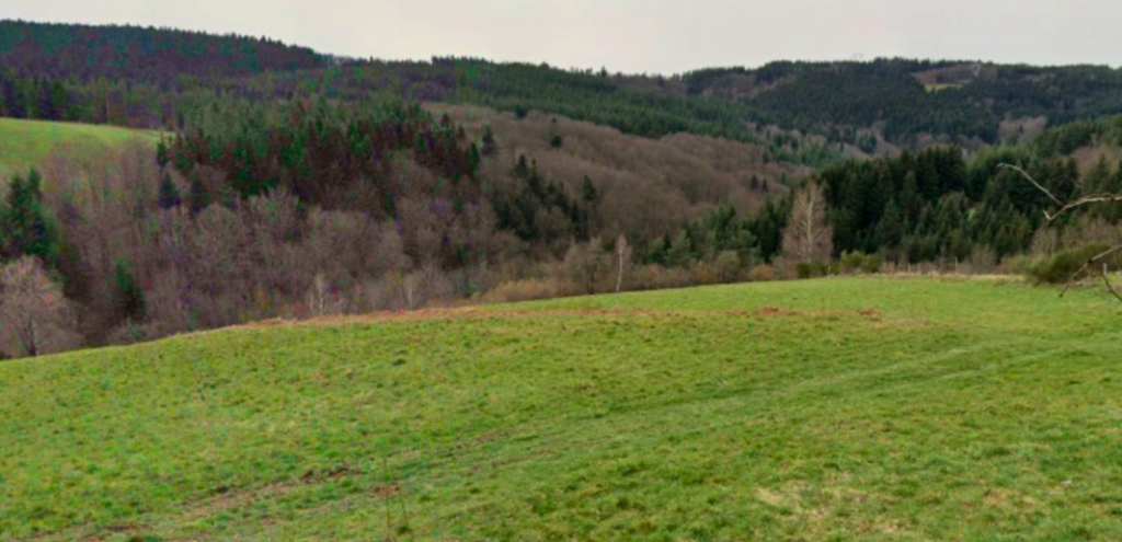 vue sur les terrains à vendre au Lotissement « Le Beau Versant », à Saint-Romain-les-Atheux (42)
