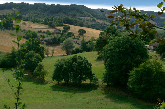 environnement naturel et verdoyant de la commune de Bon-Encontre, dans le Lot-et-Garonne (47)