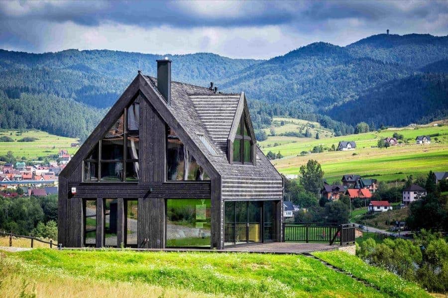 maison bois de montagne