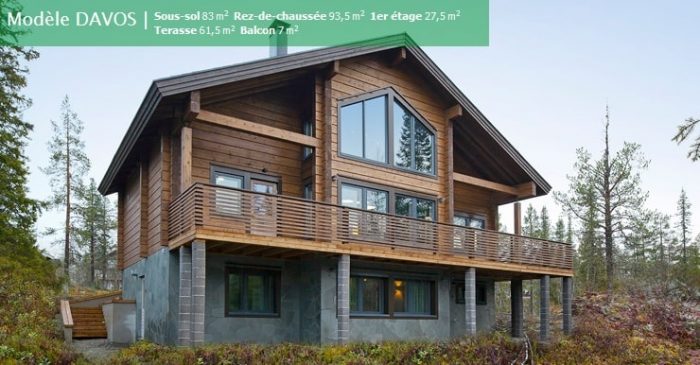 modèle de maison bois davos en kit