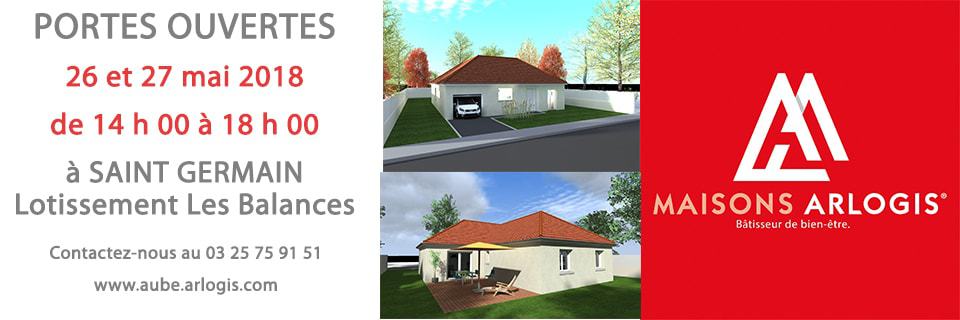 affiche des portes ouvertes de maisons arlogis