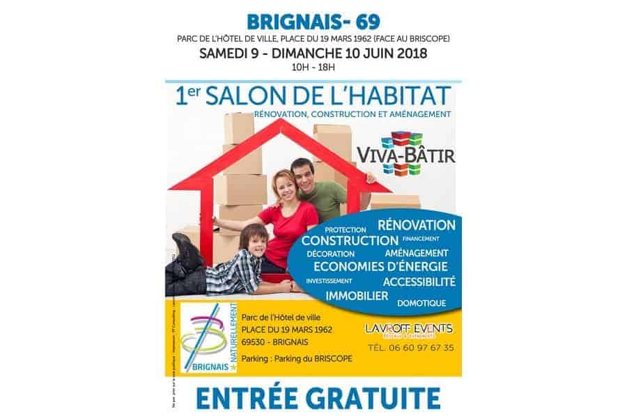 affiche salon habitat brignais
